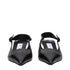 Jimmy Choo AMEL 50 Women's Black Leather Slingback Heels